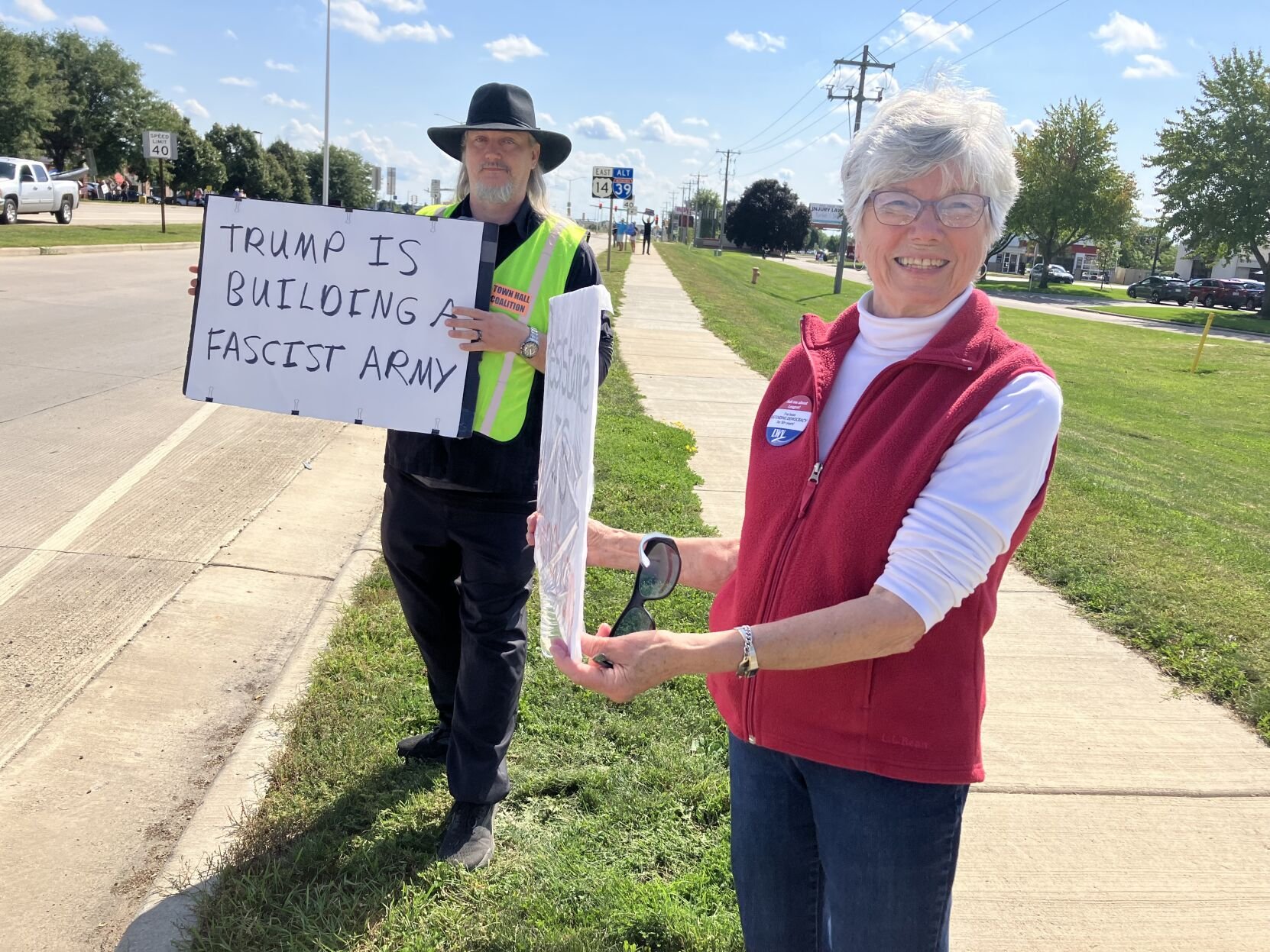 Labor Day protest